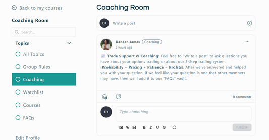 Coaching Room